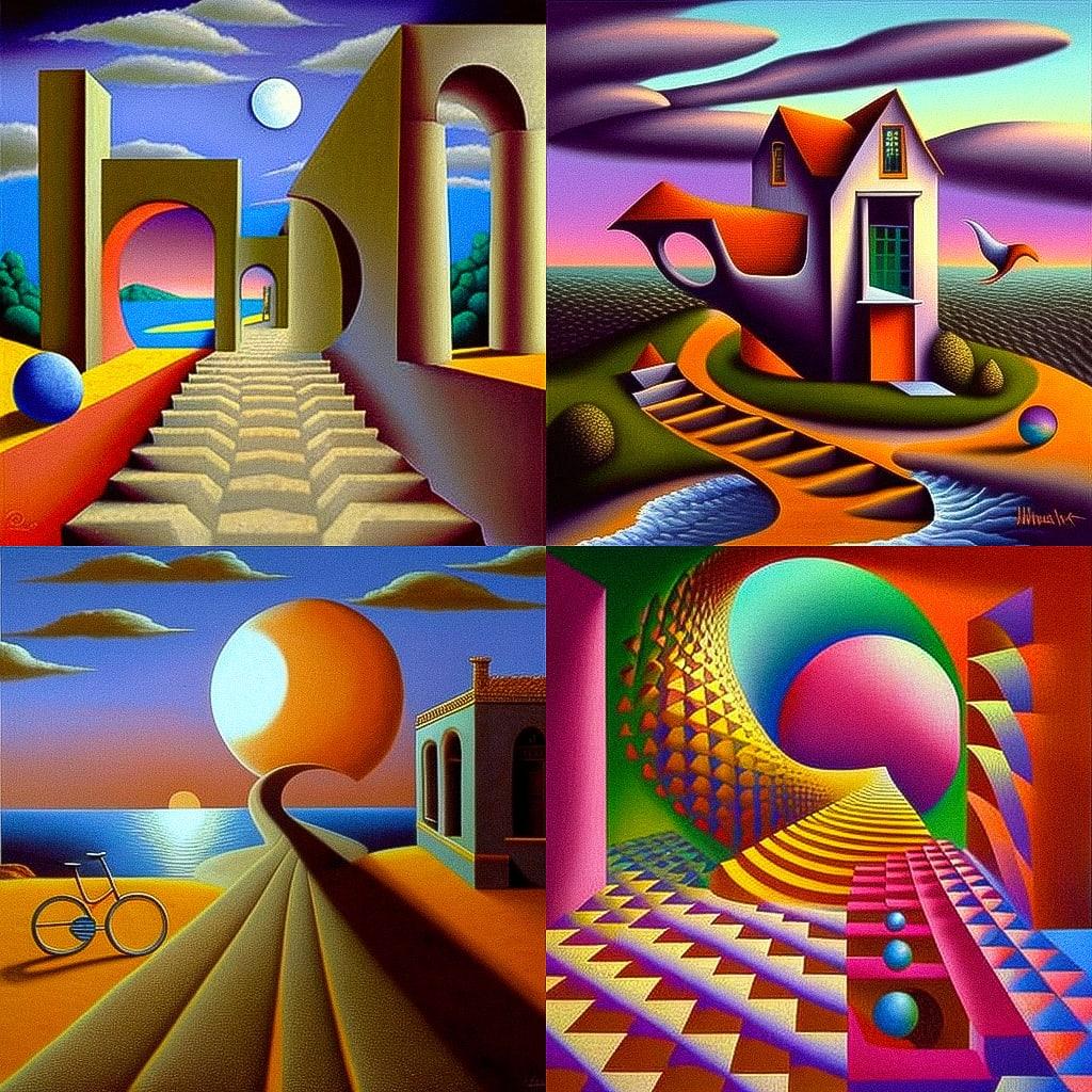 Alan Kenny style, Midjourney V4, render 1 of 4