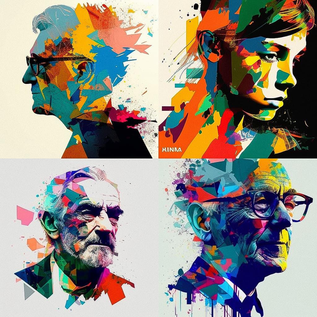 Alan Kitching style, Midjourney V4, render 1 of 4