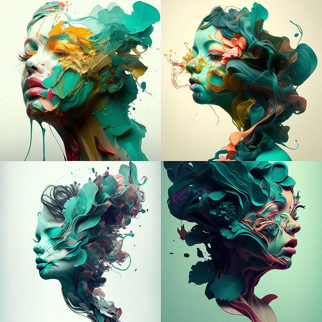 Alberto Seveso style, Midjourney V4, render 1 of 4