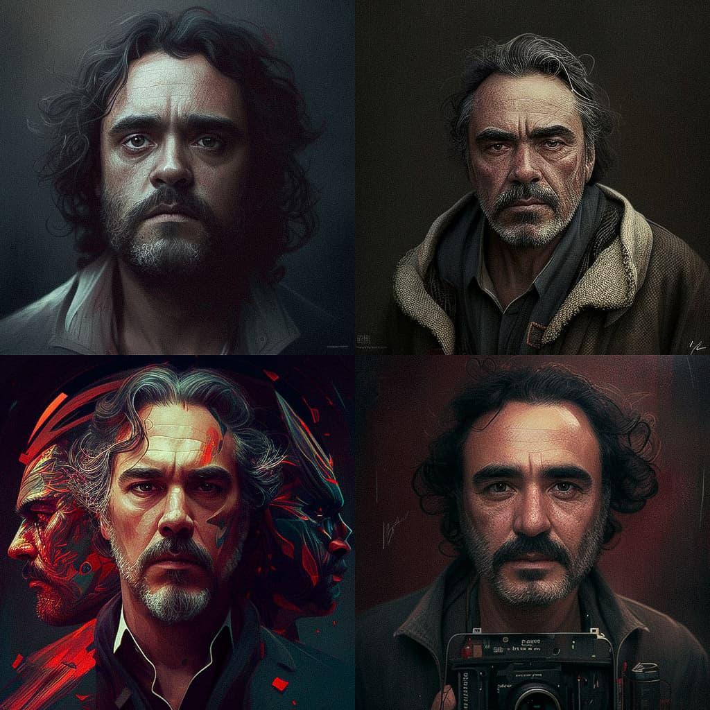 Alejandro Gonzalez Inarritu style, Midjourney V4, render 1 of 4