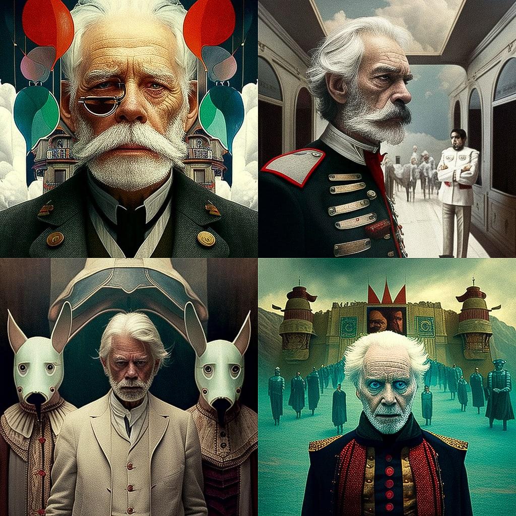 Alejandro Jodorowsky style, Midjourney V4, render 1 of 4