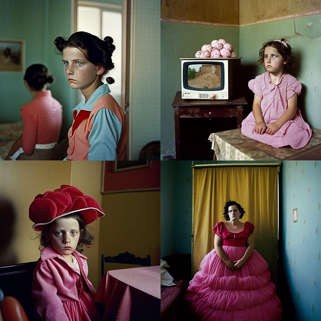 Alessandra Sanguinetti style, Midjourney V4, render 1 of 4