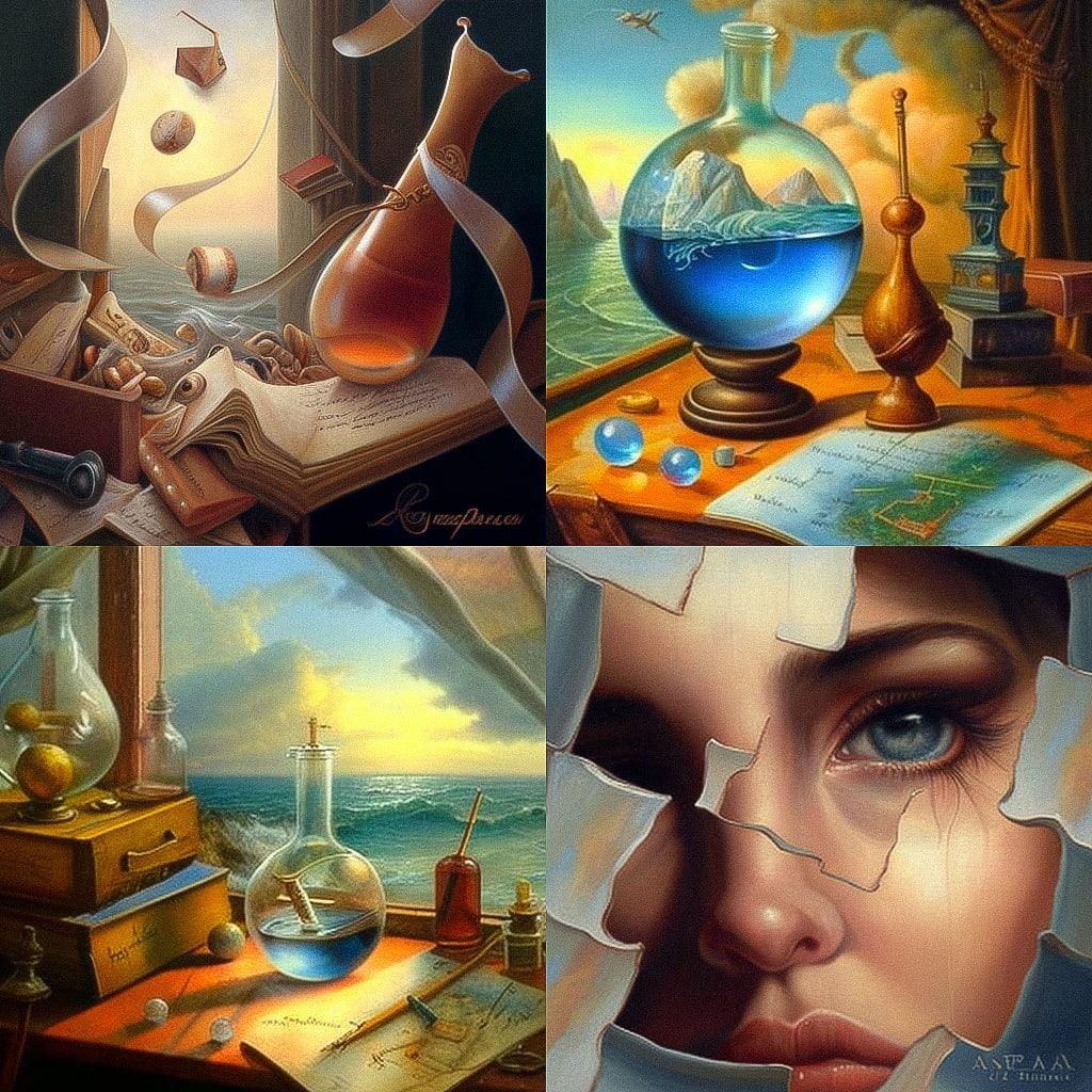 Alex Alemany style, Midjourney V4, render 1 of 4