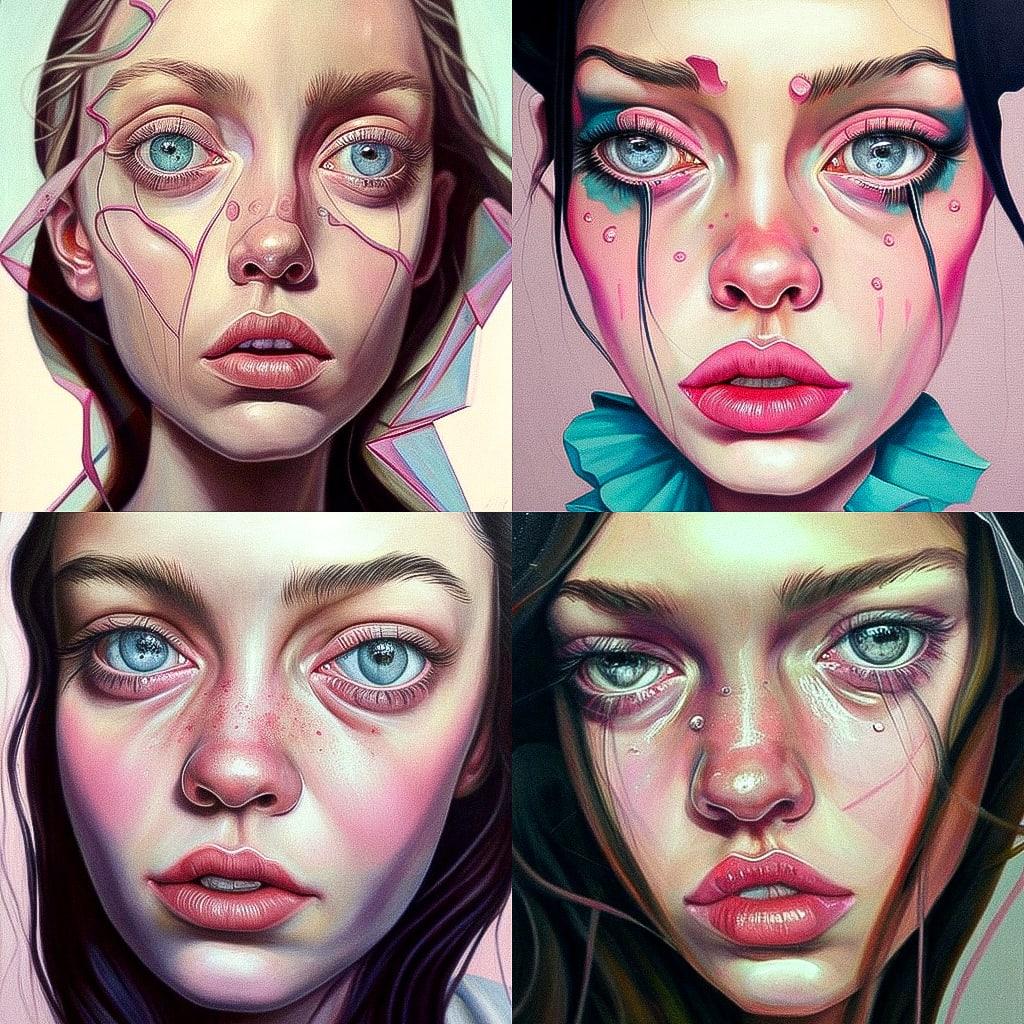 Alex Garant style, Midjourney V4, render 1 of 4