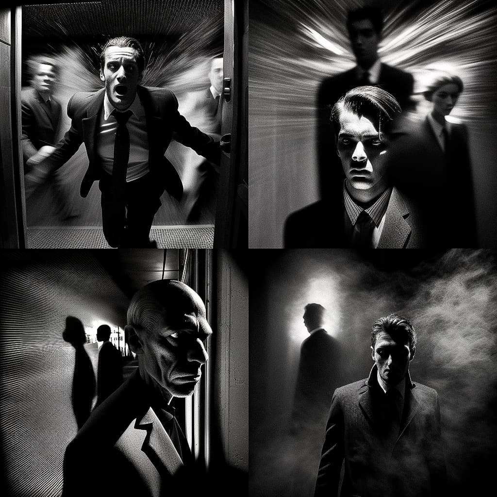 Alex Majoli style, Midjourney V4, render 1 of 4