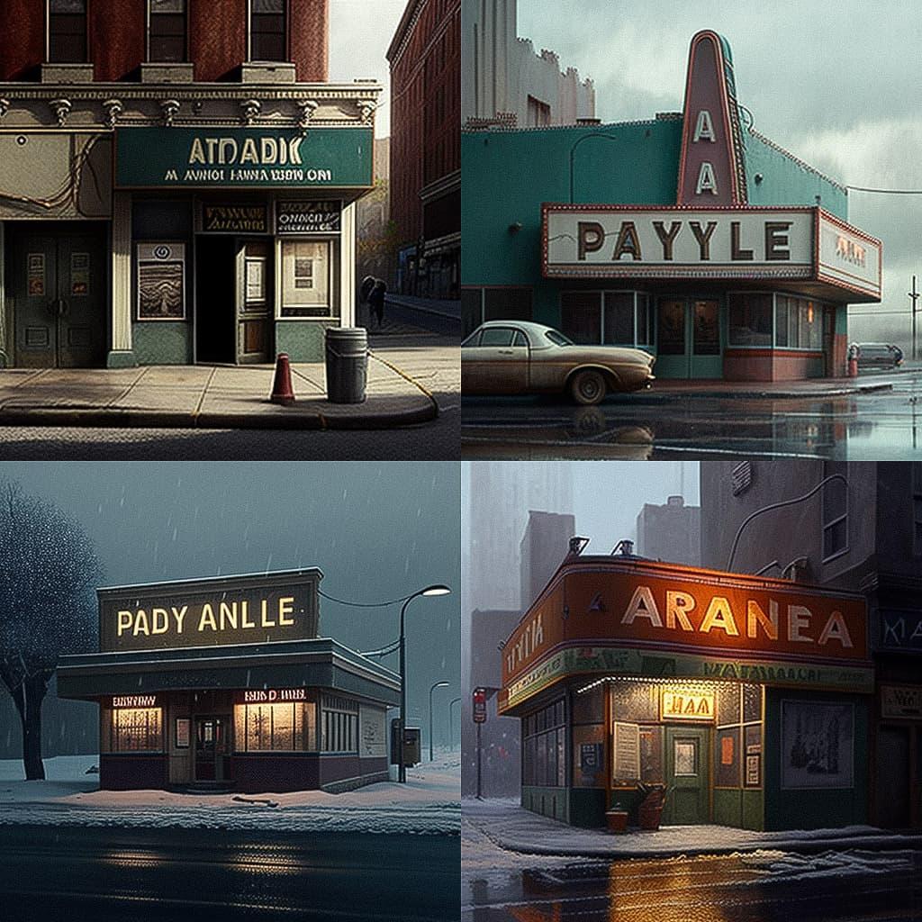 Alexander Payne style, Midjourney V4, render 1 of 4