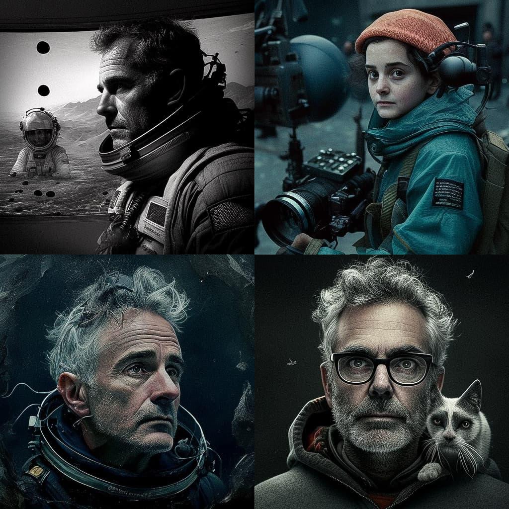 Alfonso Cuaron style, Midjourney V4, render 1 of 4