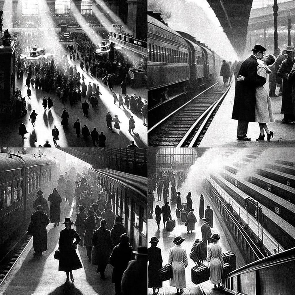Alfred Eisenstaedt style, Midjourney V4, render 1 of 4