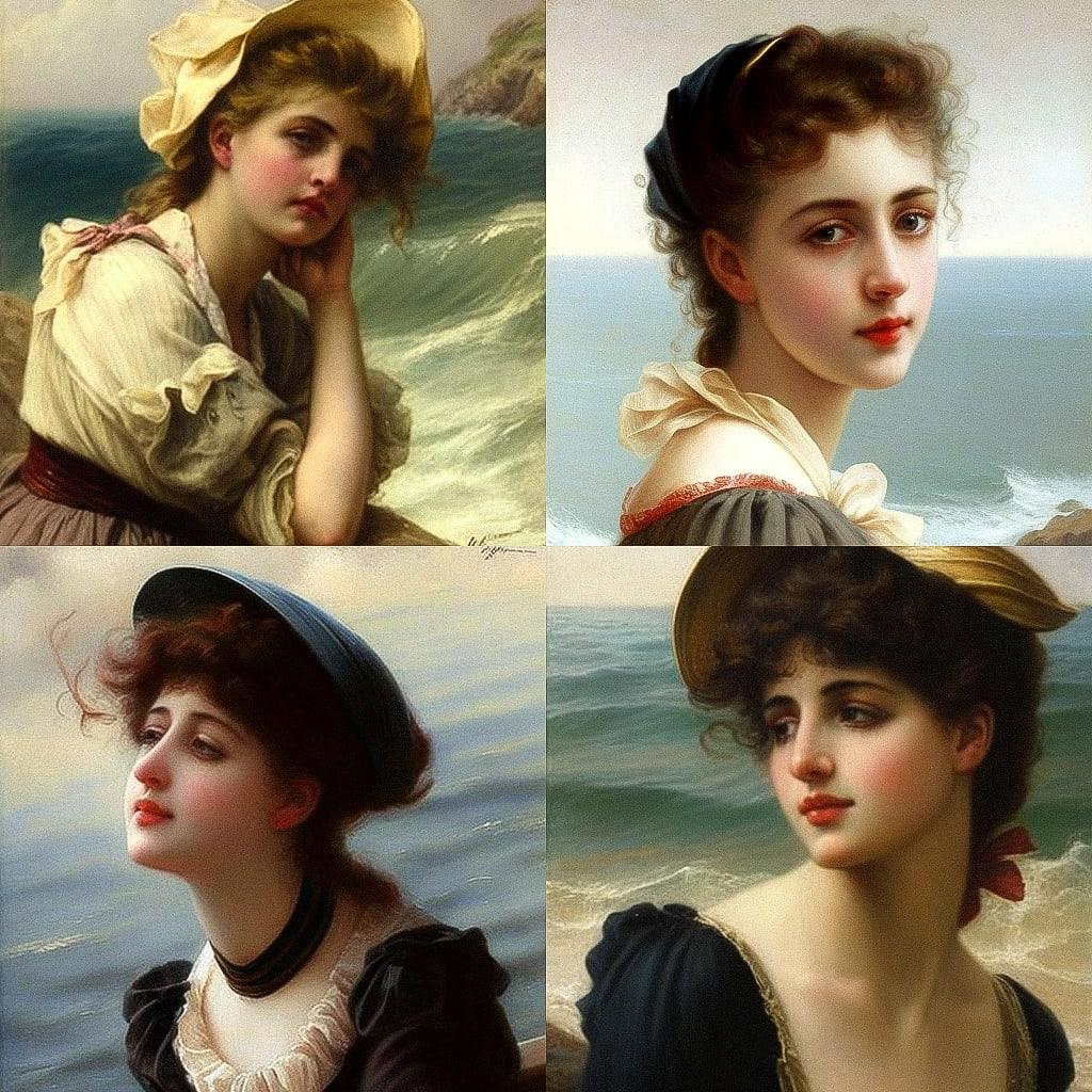 Alfred Guillou style, Midjourney V4, render 1 of 4