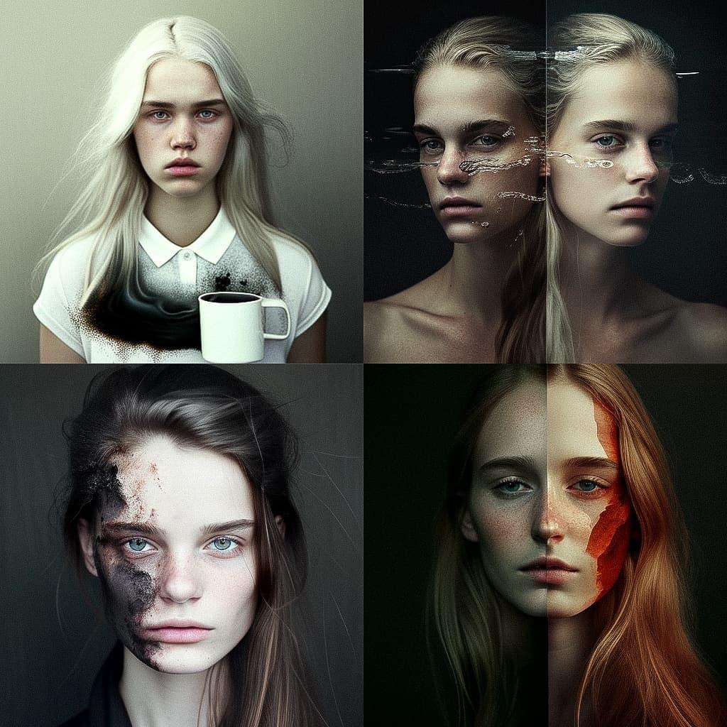 Alicja Kwade style, Midjourney V4, render 1 of 4