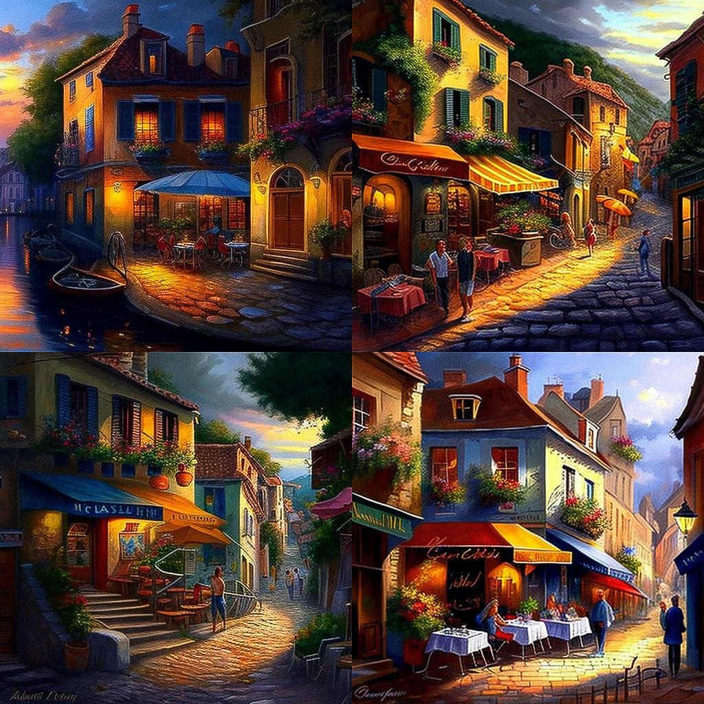 Anatoly Metlan style, Midjourney V4, render 1 of 4