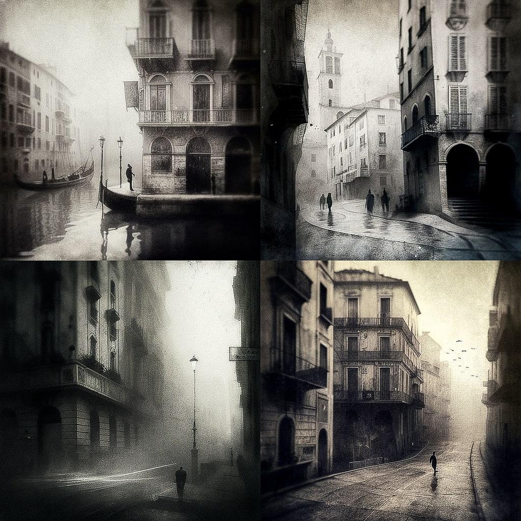 Ando Fuchs style, Midjourney V4, render 1 of 4