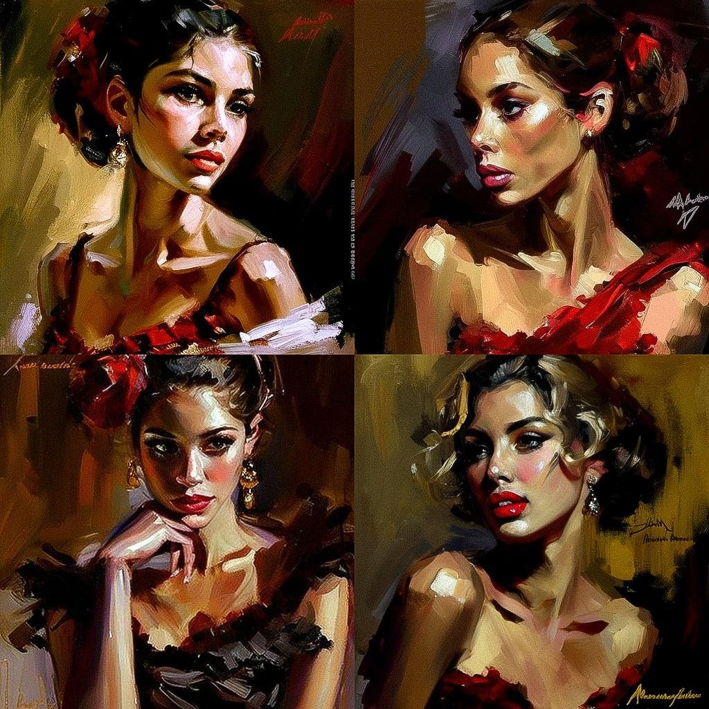 Andrew Atroshenko style, Midjourney V4, render 1 of 4