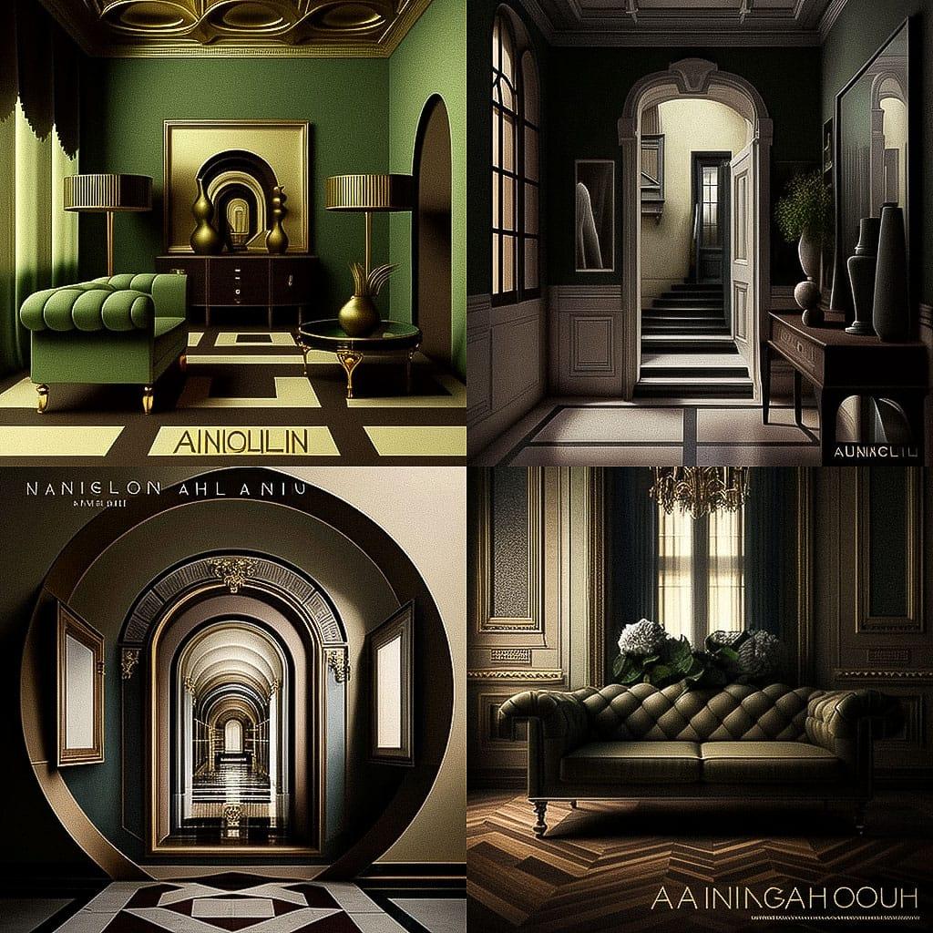 Angelo Donghia style, Midjourney V4, render 1 of 4