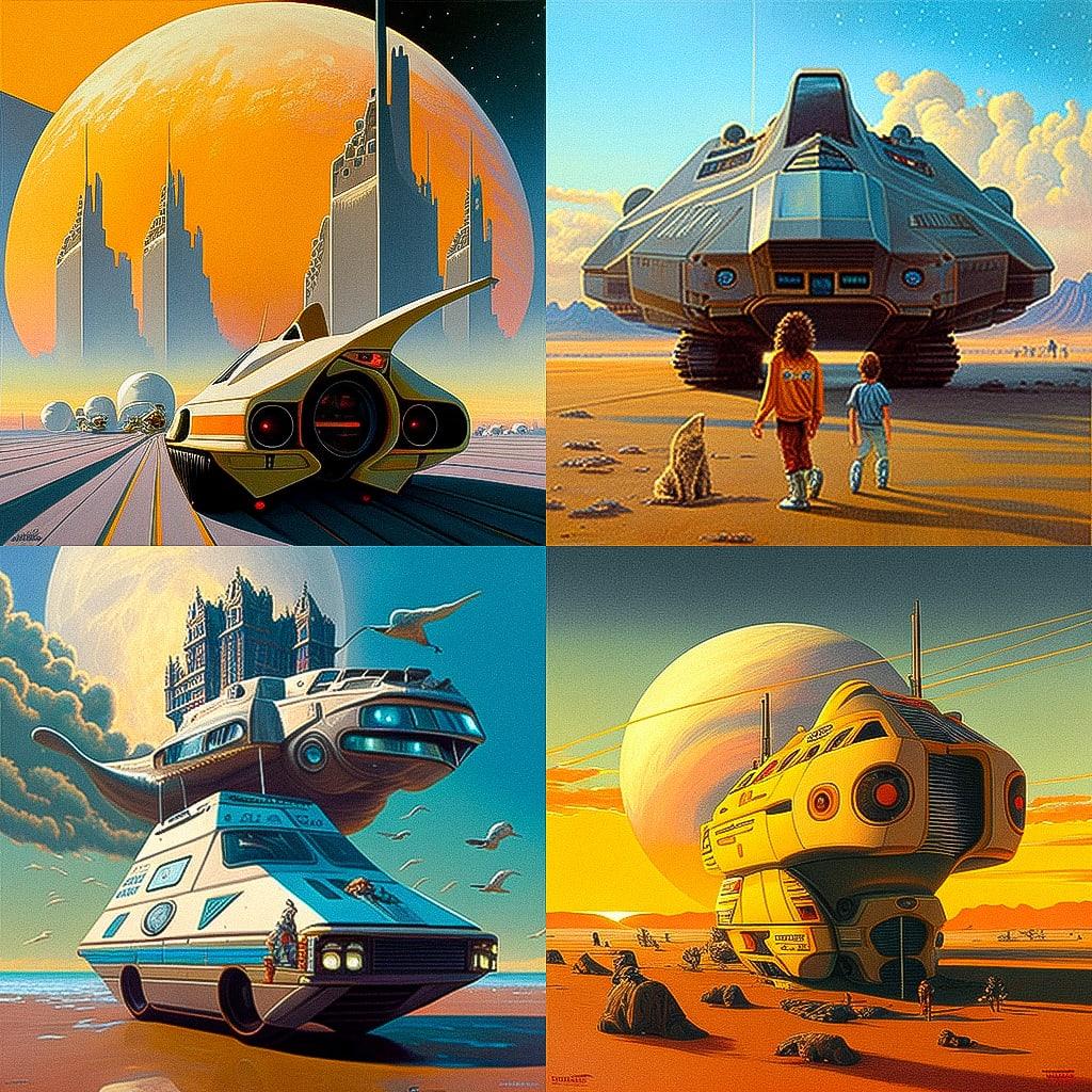 Angus McKie style, Midjourney V4, render 1 of 4