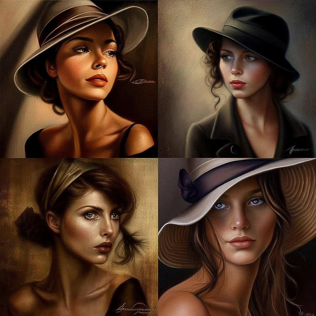 Annick Bouvattier style, Midjourney V4, render 1 of 4