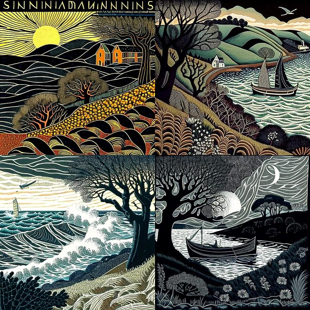 Annie Soudain style, Midjourney V4, render 1 of 4
