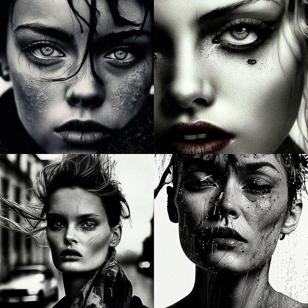 Anton Corbijn style, Midjourney V4, render 1 of 4
