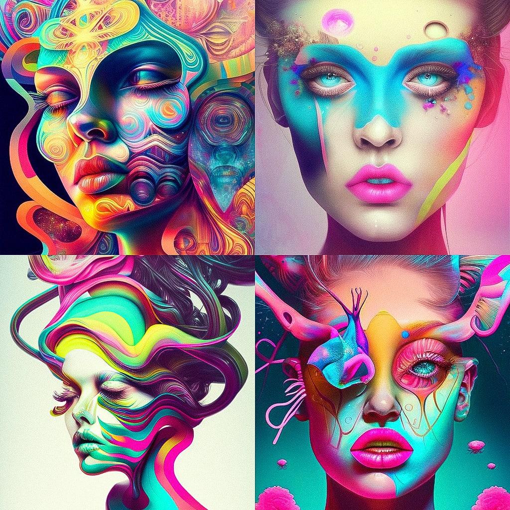 Aries Moross style, Midjourney V4, render 1 of 4