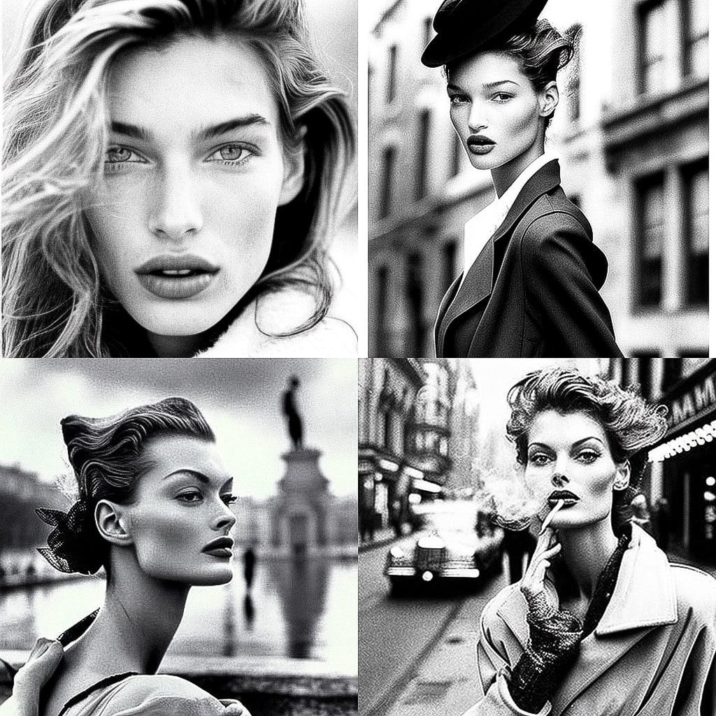 Arthur Elgort style, Midjourney V4, render 1 of 4