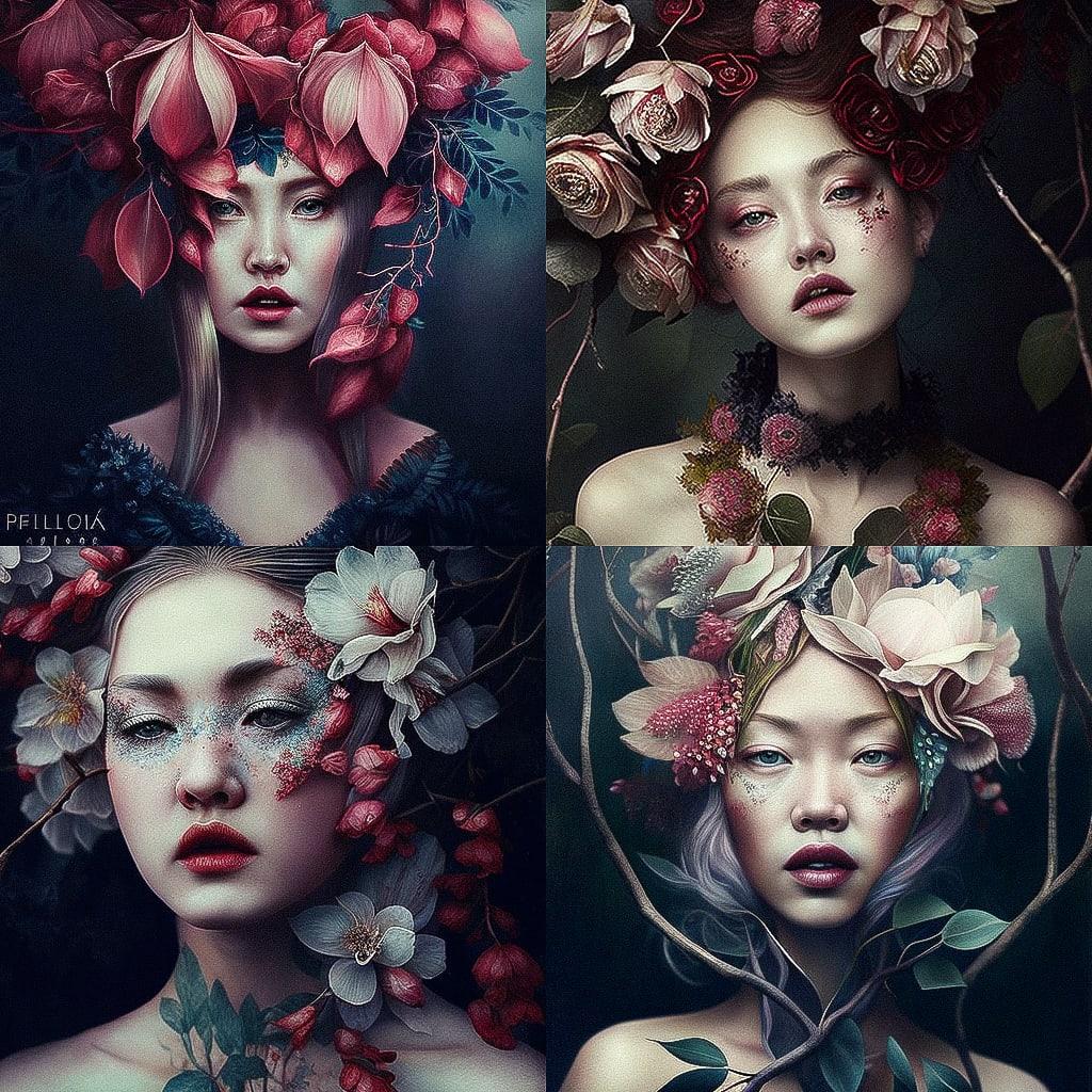 Bella Kotak style, Midjourney V4, render 1 of 4