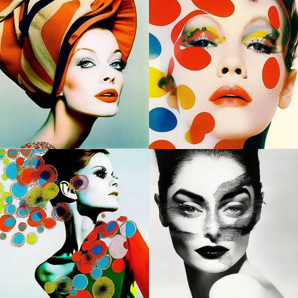 Bert Stern style, Midjourney V4, render 1 of 4
