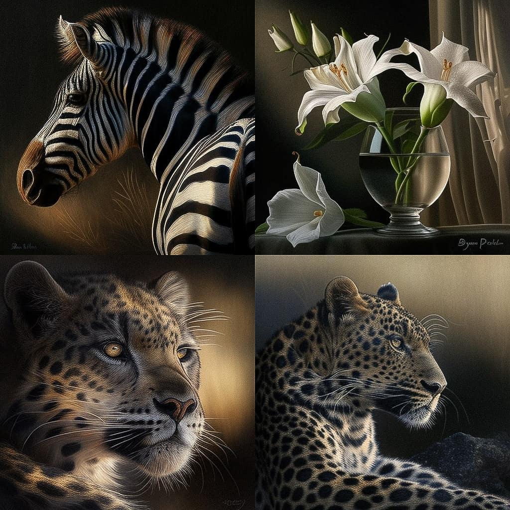 Beverly Joubert style, Midjourney V4, render 1 of 4