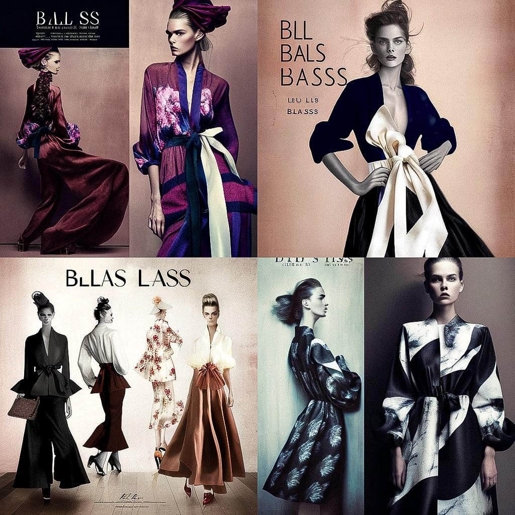 Bill Blass style, Midjourney V4, render 1 of 4
