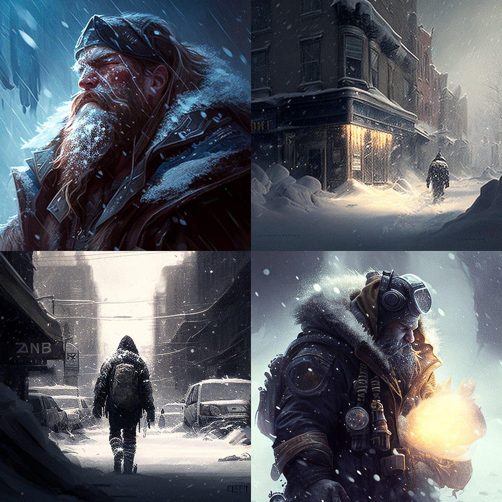 Blizzard style, Midjourney V4, render 1 of 4