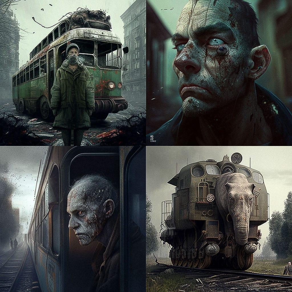Boris Groh style, Midjourney V4, render 1 of 4