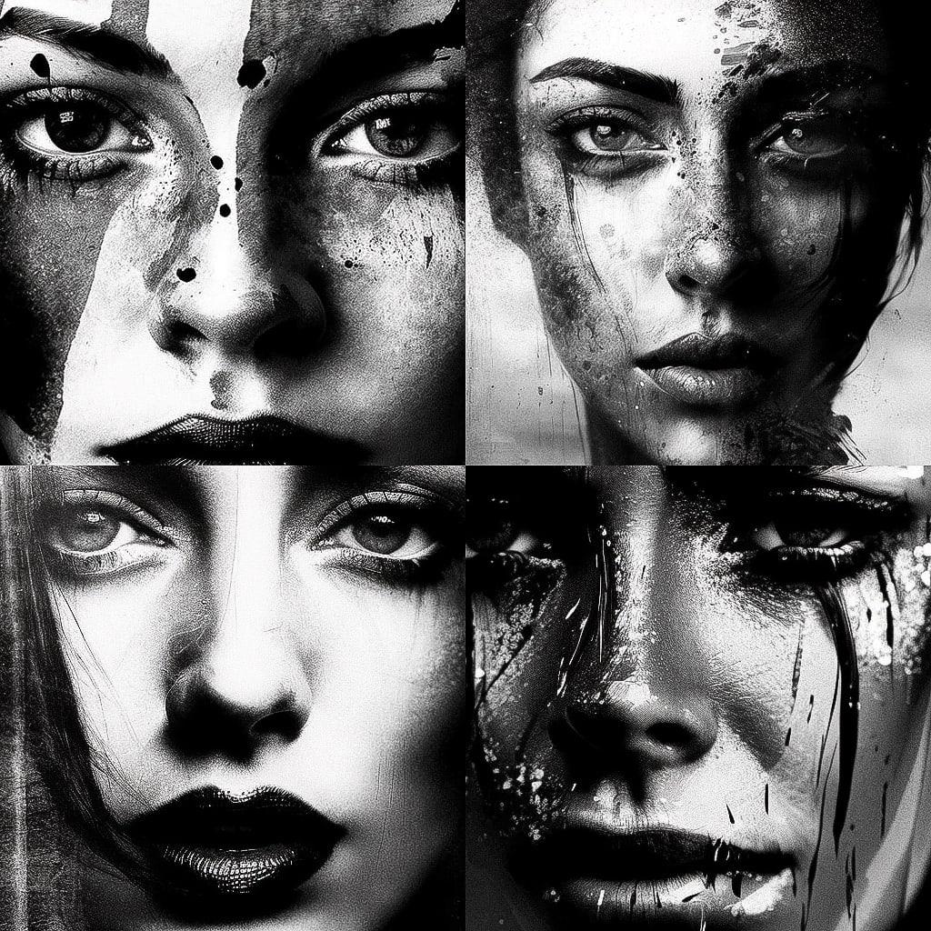 Brett Walker style, Midjourney V4, render 1 of 4