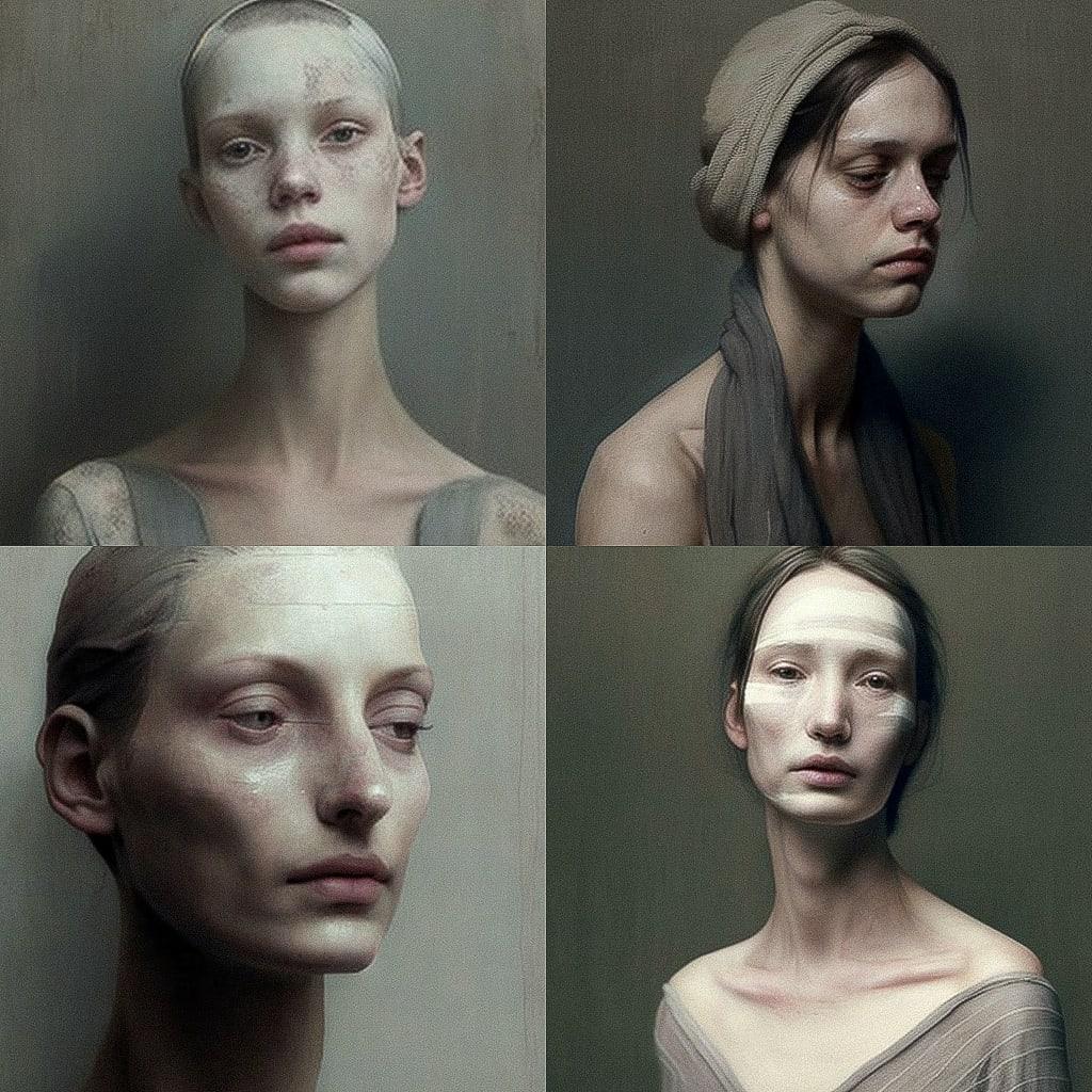 Bruno Walpoth style, Midjourney V4, render 1 of 4
