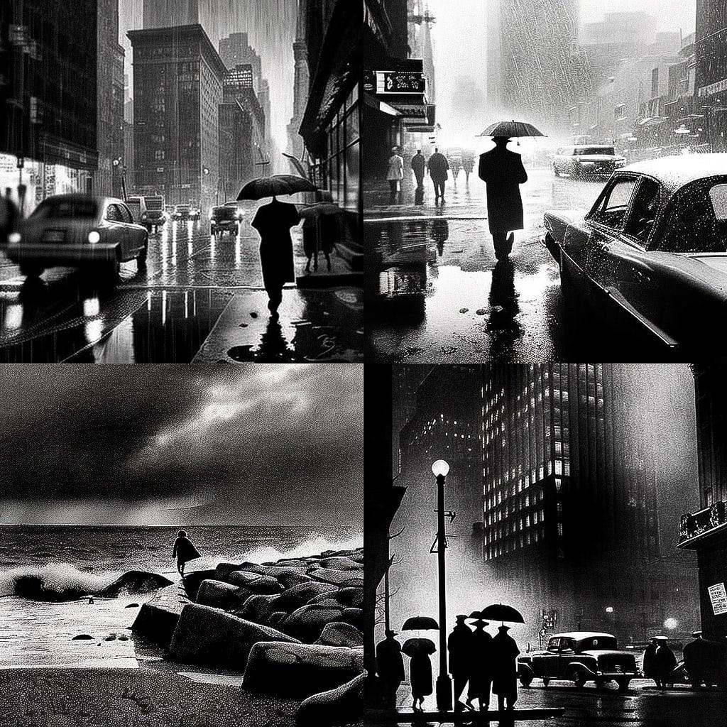 Burt Glinn style, Midjourney V4, render 1 of 4