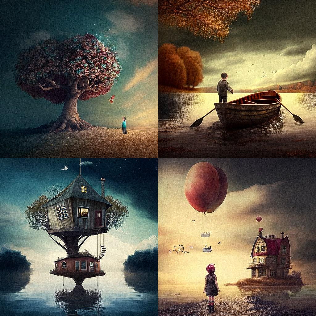 Caras Ionut style, Midjourney V4, render 1 of 4