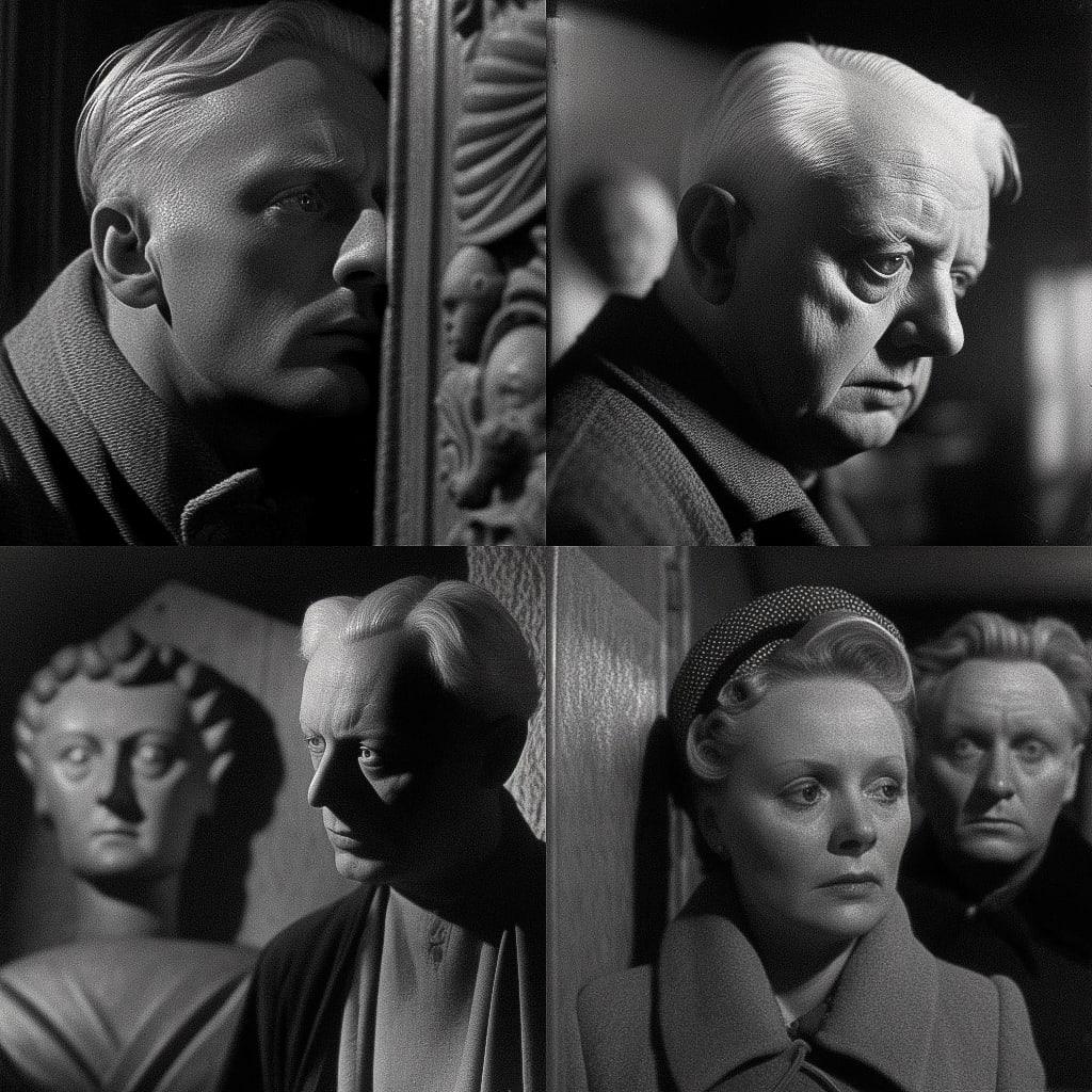 Carl Theodor Dreyer style, Midjourney V4, render 1 of 4