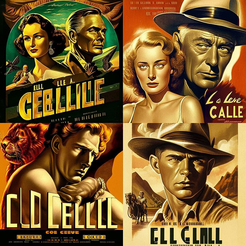 Cecil B. DeMille style, Midjourney V4, render 1 of 4
