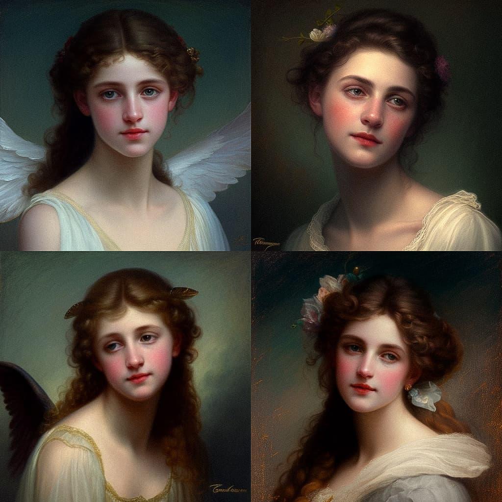 Charles-Amable Lenoir style, Midjourney V4, render 1 of 4