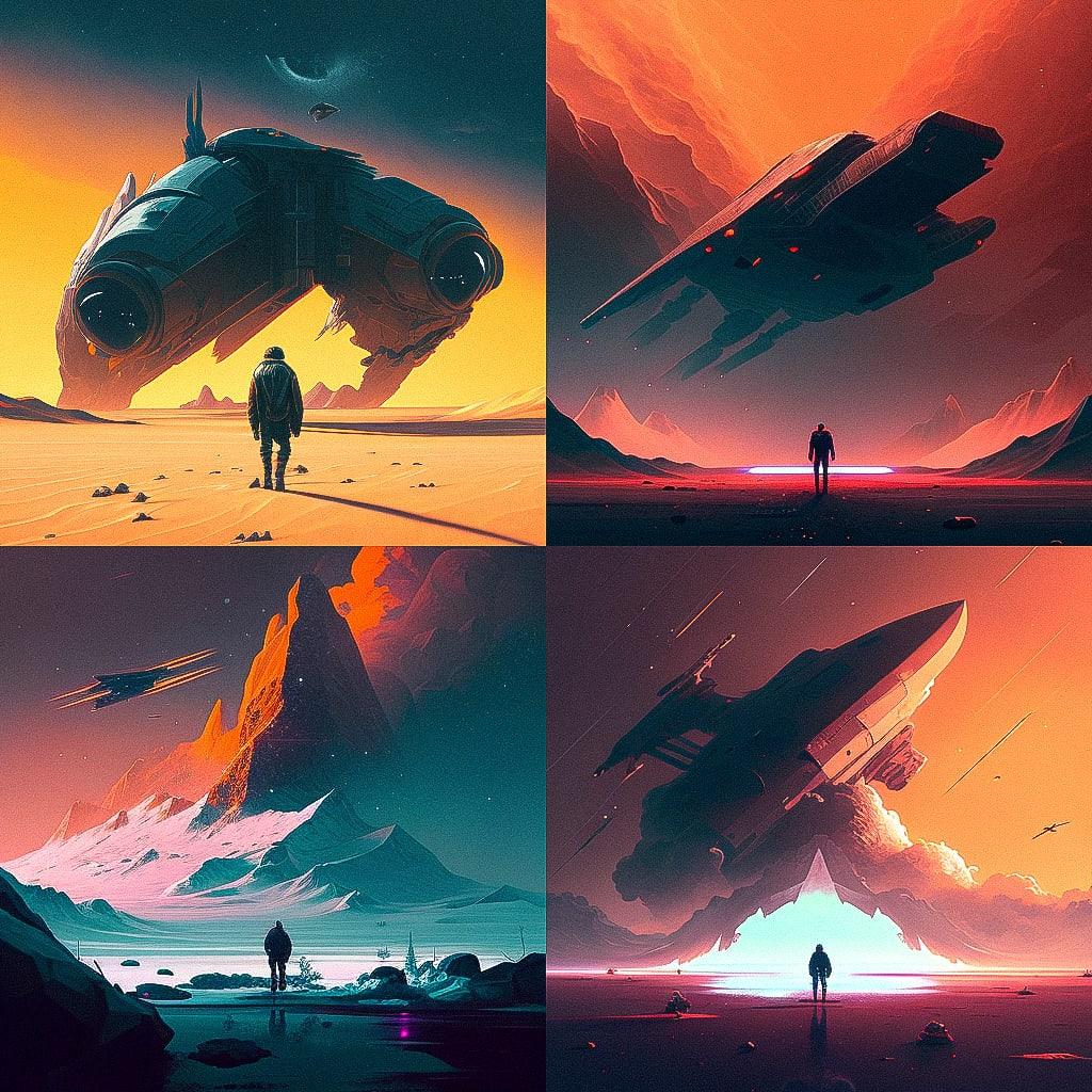 Christopher Balaskas style, Midjourney V4, render 1 of 4
