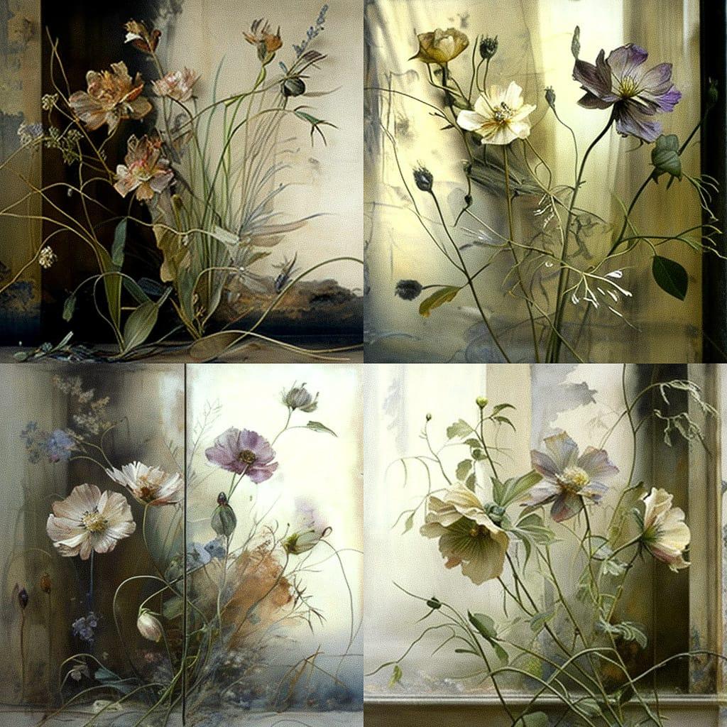 Claire Basler style, Midjourney V4, render 1 of 4