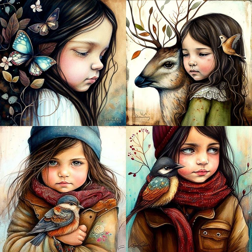 Claudia Tremblay style, Midjourney V4, render 1 of 4