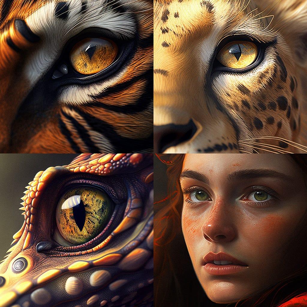 Close-up view style, Midjourney V4, render 1 of 4