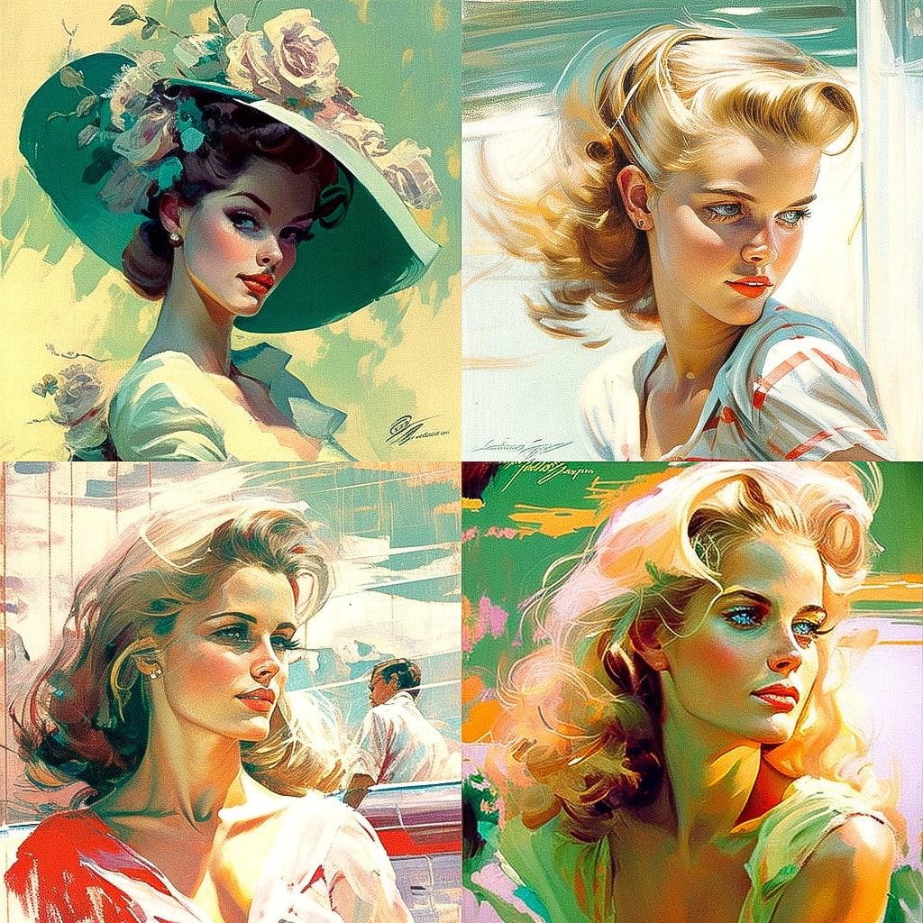 Coby Whitmore style, Midjourney V4, render 1 of 4