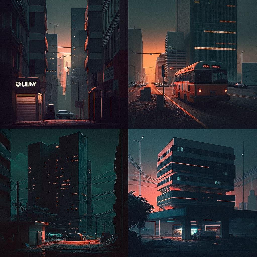 Cody Ellingham style, Midjourney V4, render 1 of 4