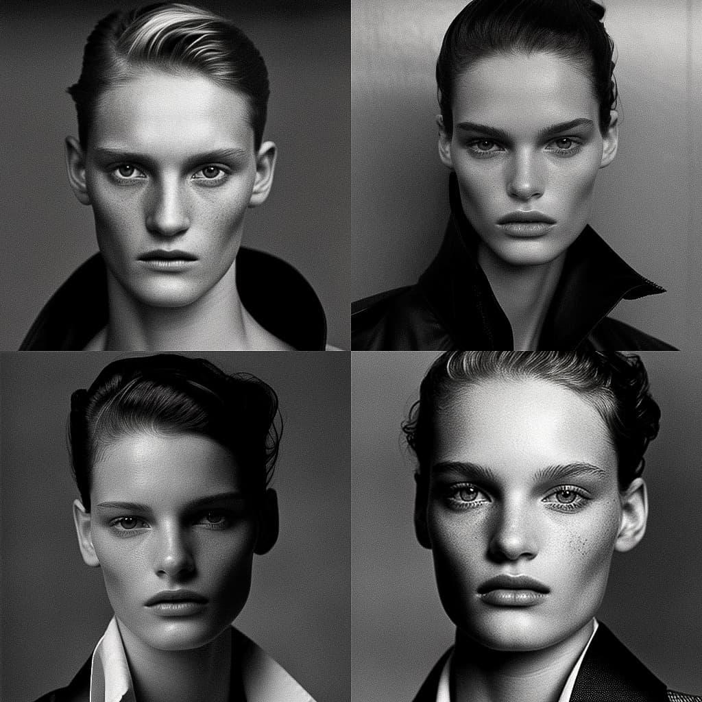 Collier Schorr style, Midjourney V4, render 1 of 4