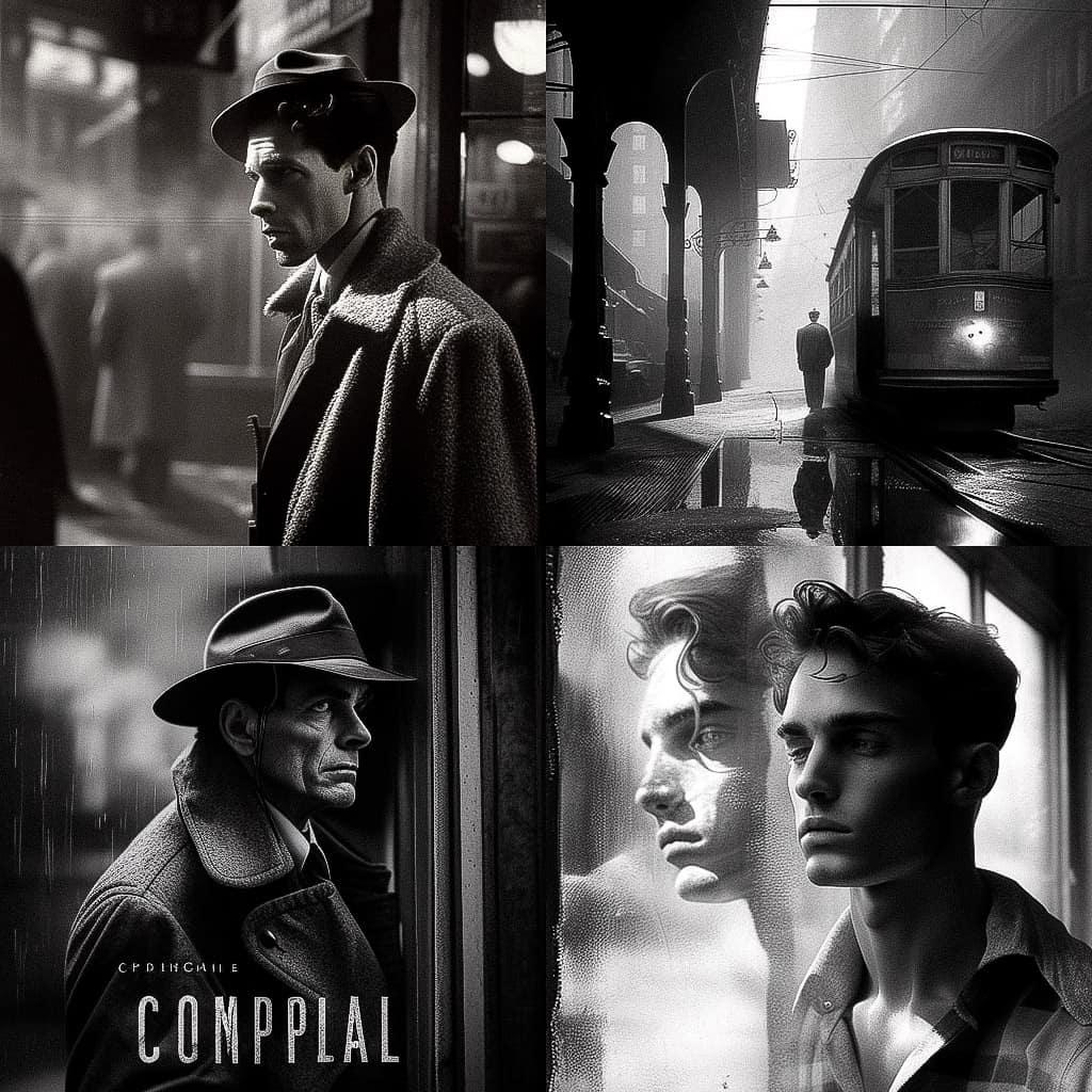Cornell Capa style, Midjourney V4, render 1 of 4