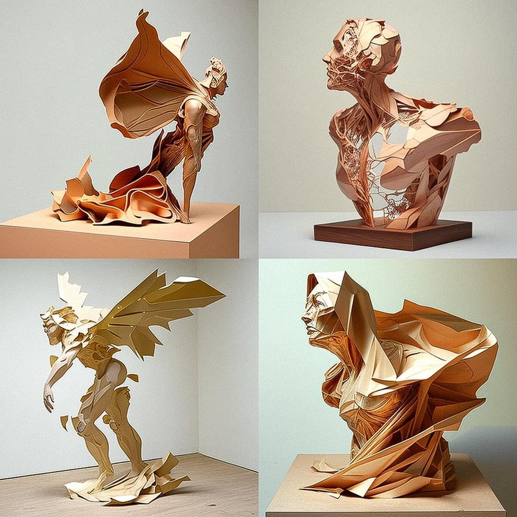 Danh Vo style, Midjourney V4, render 1 of 4