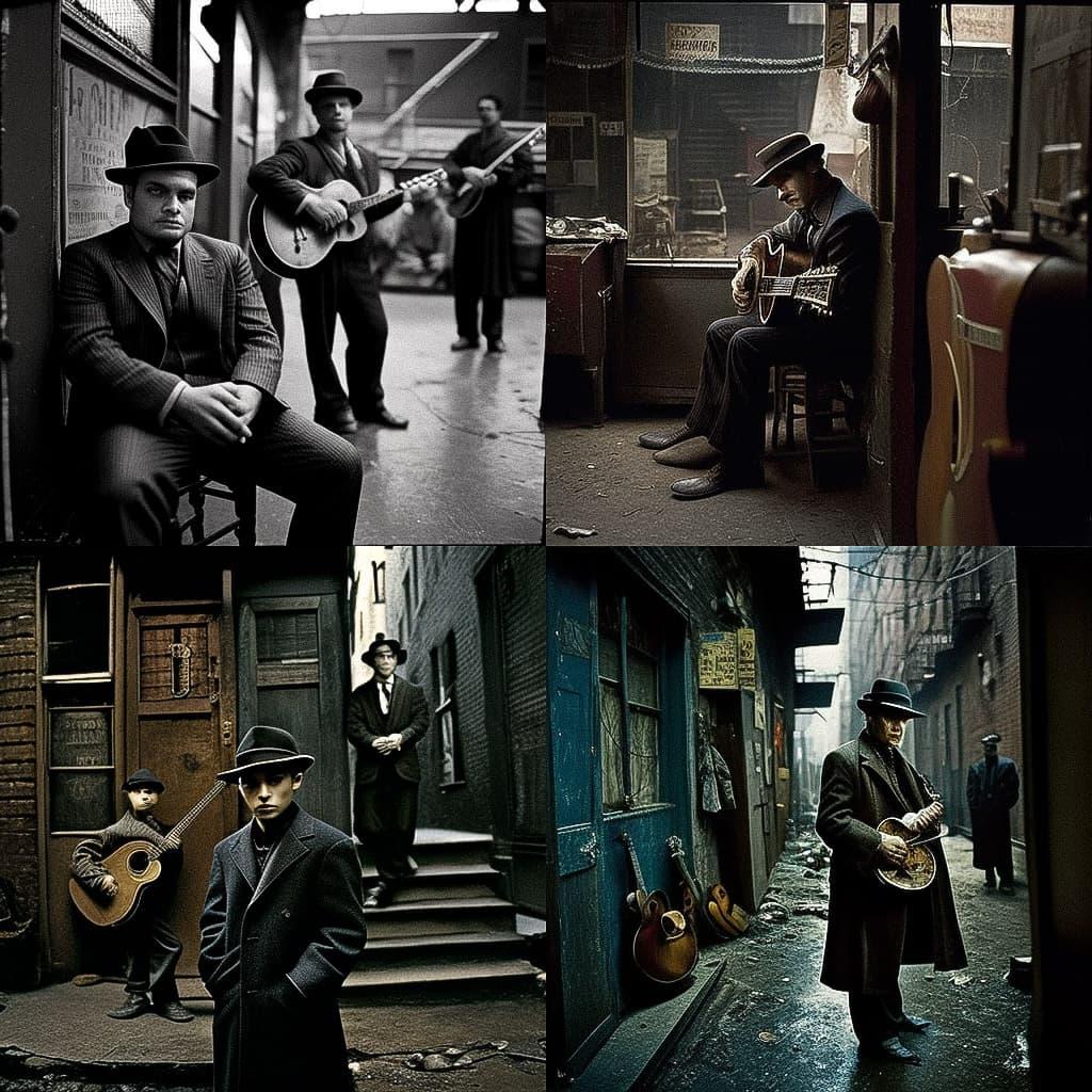Danny Clinch style, Midjourney V4, render 1 of 4