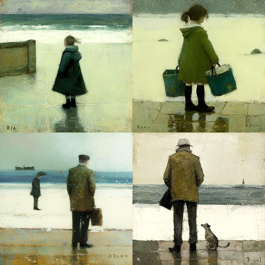 David Brayne style, Midjourney V4, render 1 of 4