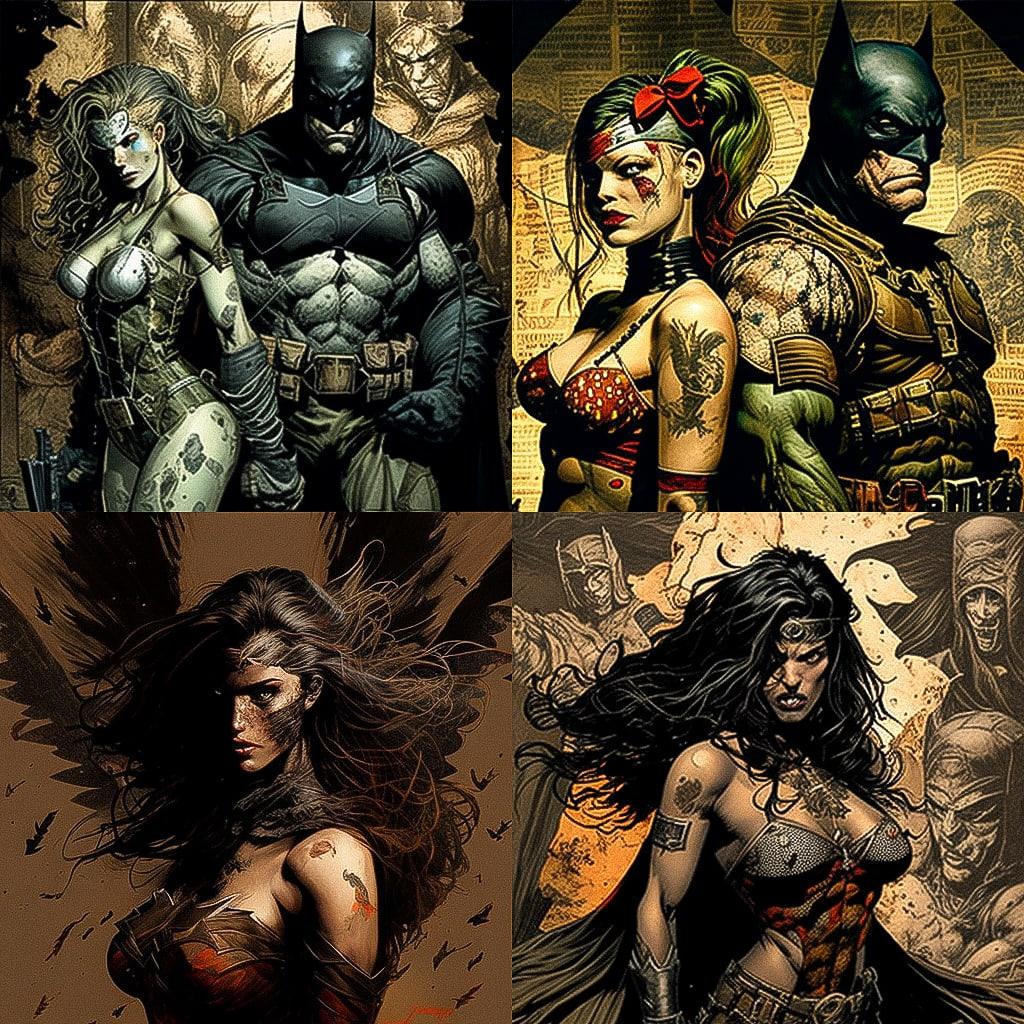 David Finch style, Midjourney V4, render 1 of 4