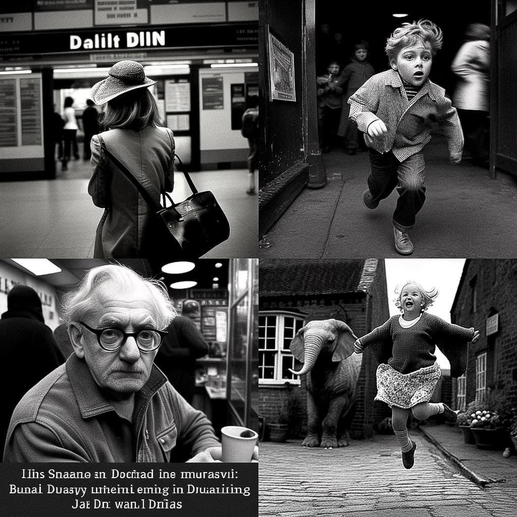 David Hurn style, Midjourney V4, render 1 of 4